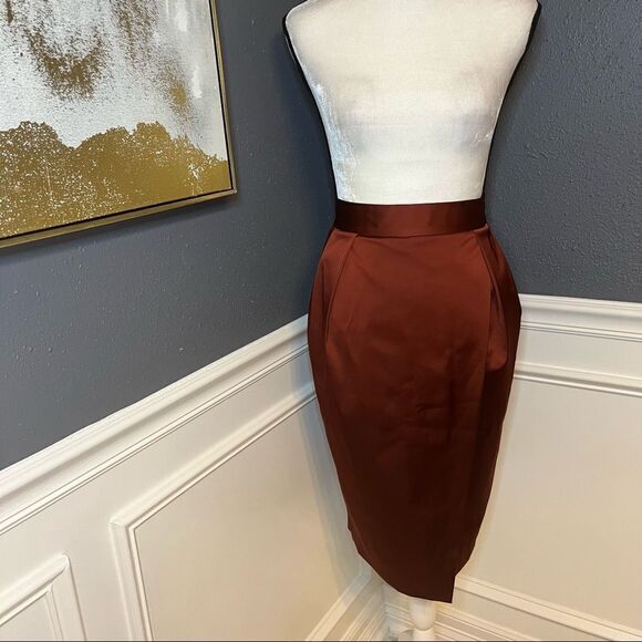 MM Lafleur The Perry Pleated Pencil Skirt - Picture 4 of 11
